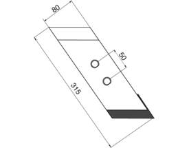 Pöttinger Pflüge Wechselspitze DURASTAR (R)