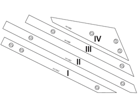 Pöttinger Pflüge Streifen (R) zu Körper 35-35 UFS / 40-35 UFS